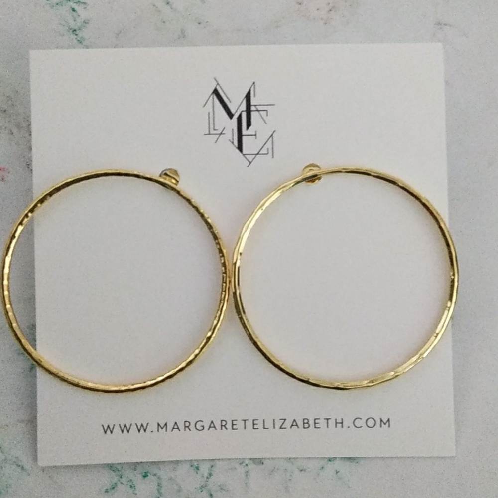 Simple + Chic Pacific Hoops Earrings - image 3